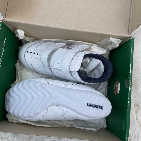 New Lacoste white Unisex shoes size 9 - Picture 3 of 4